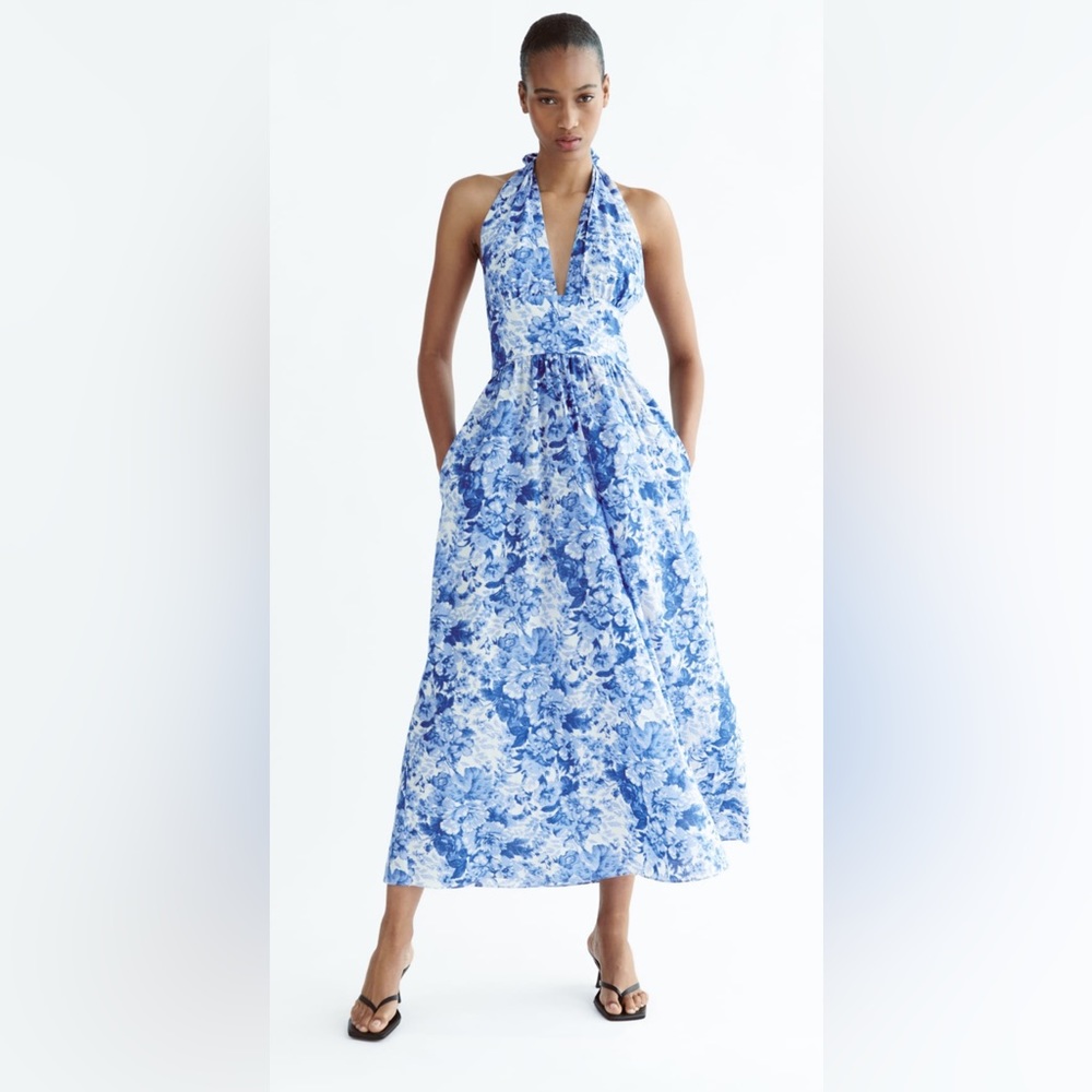 Zara backless dress